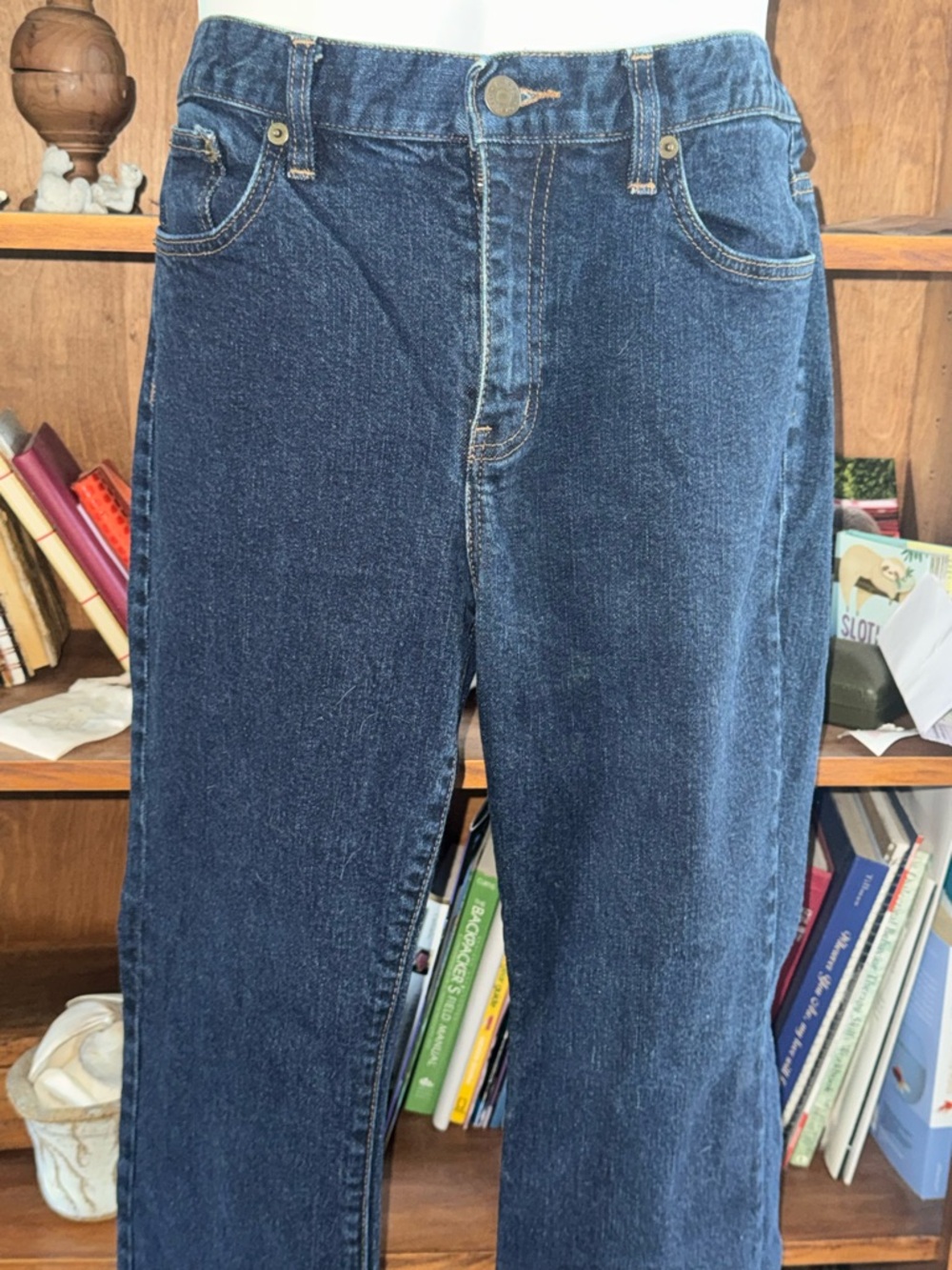 Lauren Ralph Lauren women’s  Dark Blue Denim Jeans, boot cut